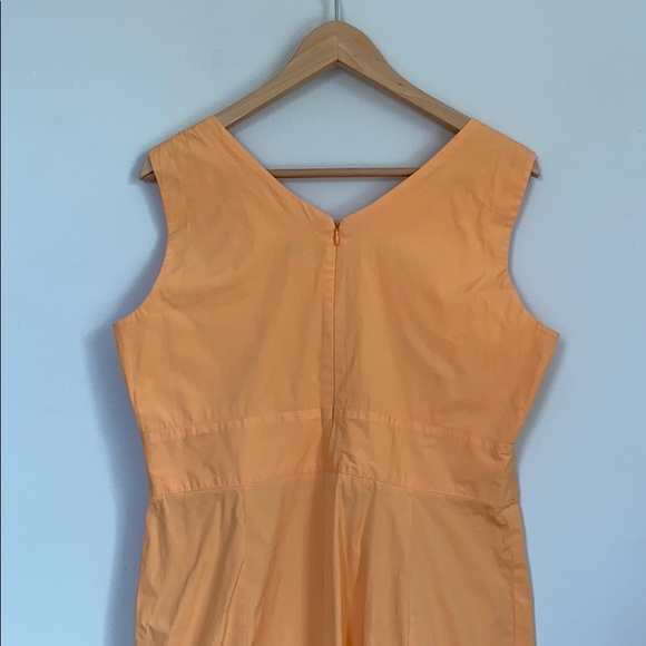 GapStretch Orange Cotton Dress - Picture 5 of 6